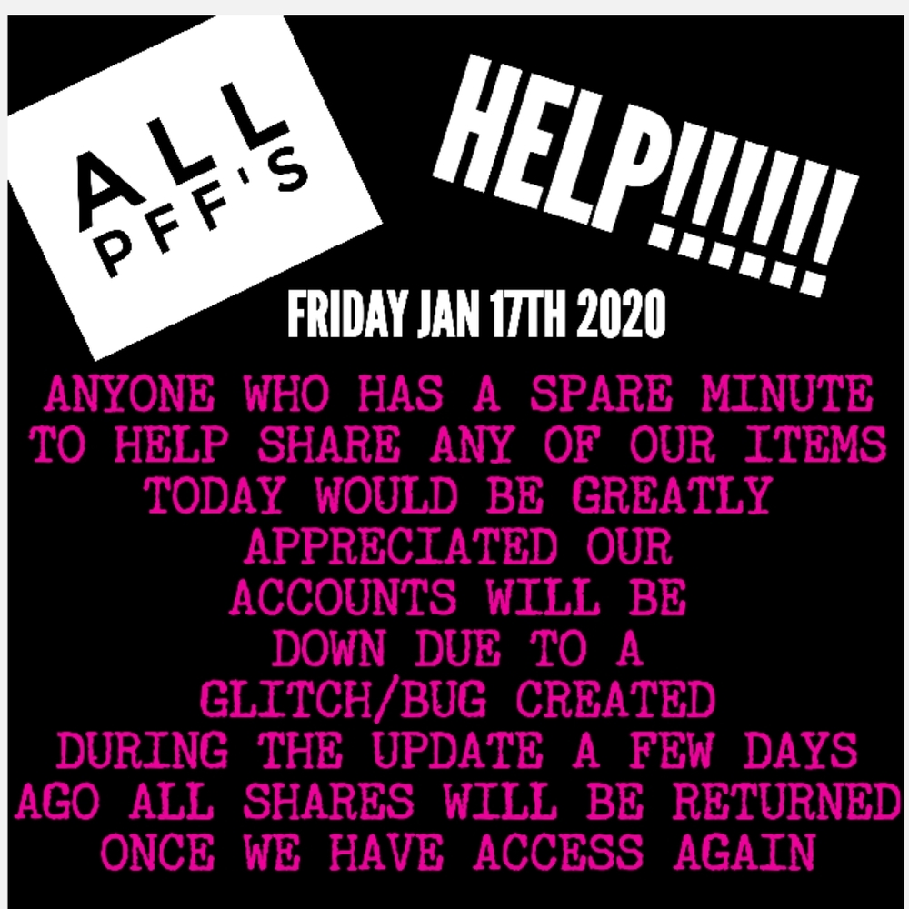 Calling all PFF's with a few extra minutes to help